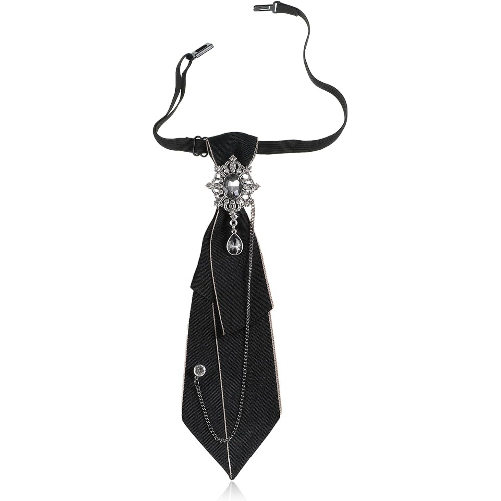 Bow Tie Pre Tied - 라인스톤 보타이: 여성용 미리 묶인 조절