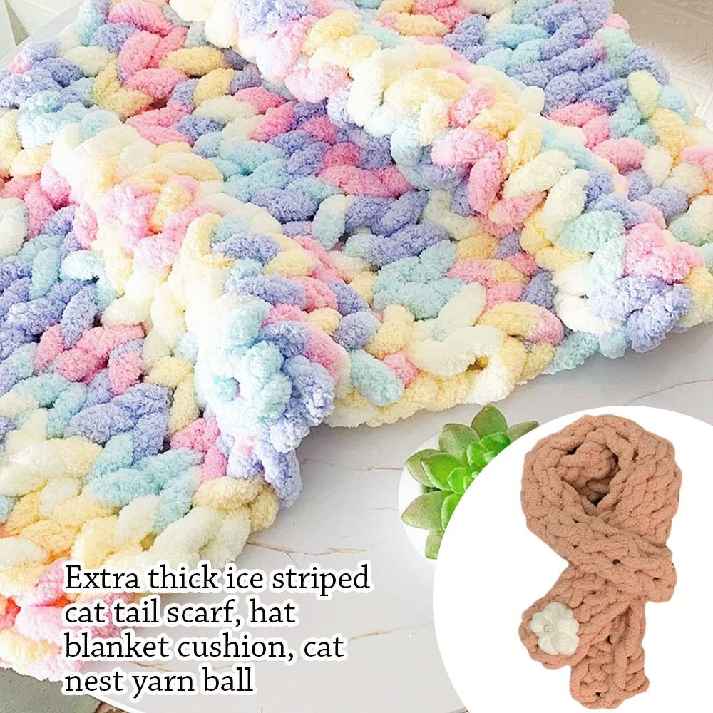 Woven Scarf Blanket - 뜨개질 및 크로 셰 뜨개질 담요
