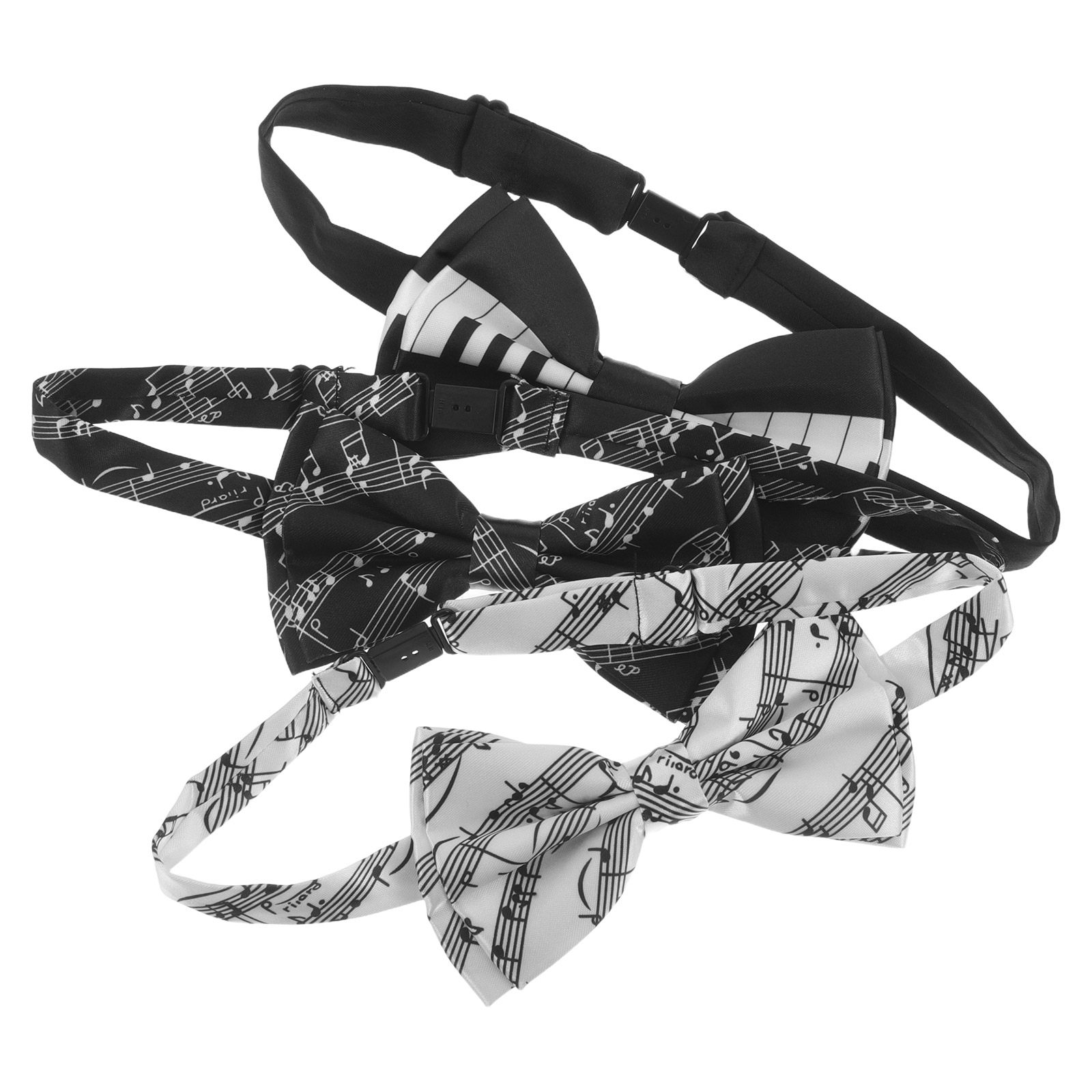 Bow Tie Pre Tied - 3pcs 피아노 테마 나비 넥타이 신랑