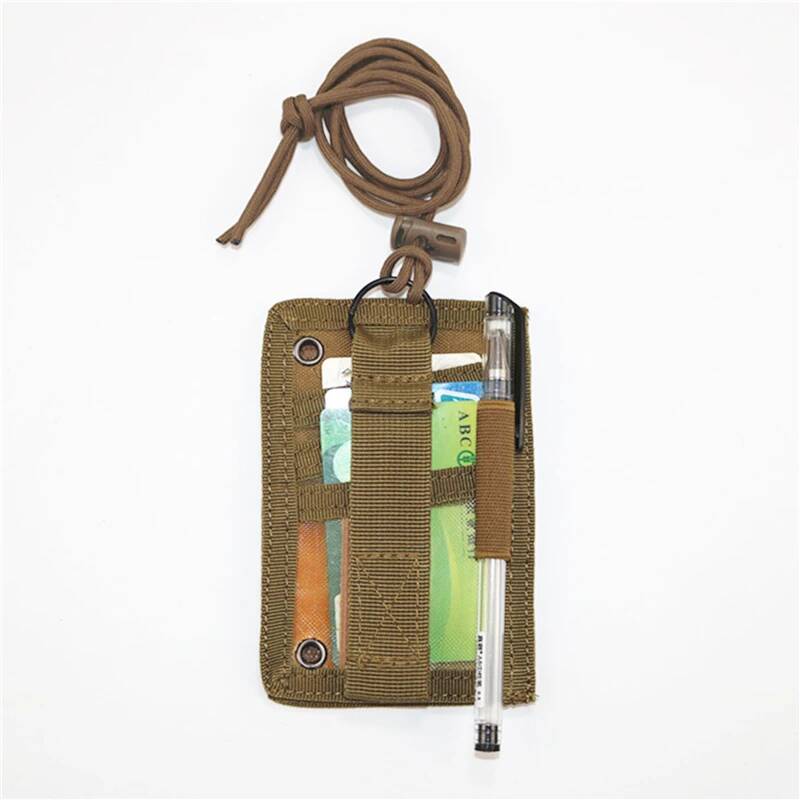 OUIO 전술 ID 카드 홀더 후크 루프 패치 투어 가 - Lanyard Badge Holder 리뷰 및 가격