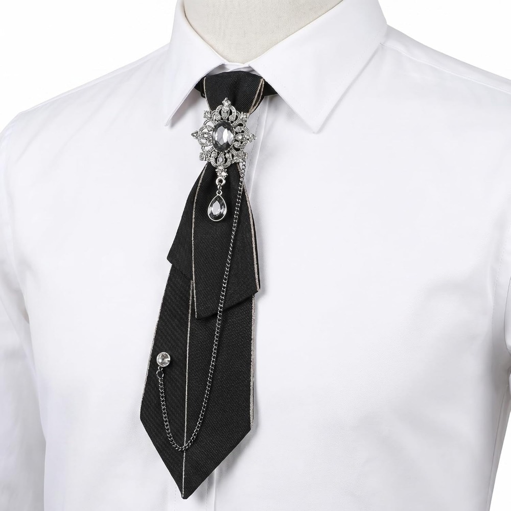 라인스톤 보타이: 여성용 미리 묶인 조절 가능한 블랙  - Bow Tie Pre Tied 리뷰 및 가격