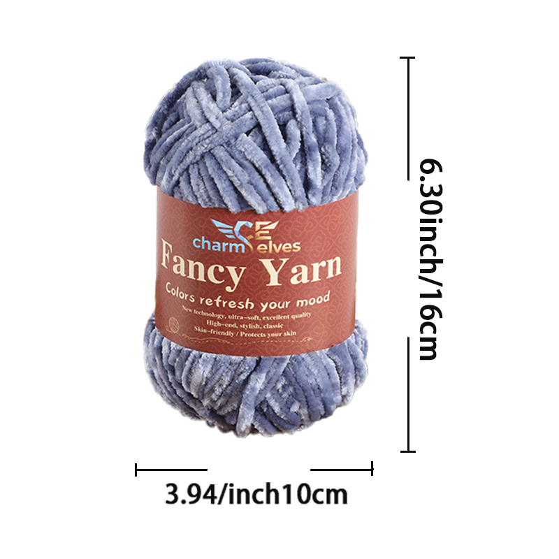 셔닐 따뜻한 벨벳 원사 2팩, 롤당 100g, 총 20 - Woven Scarf Blanket 리뷰 및 가격