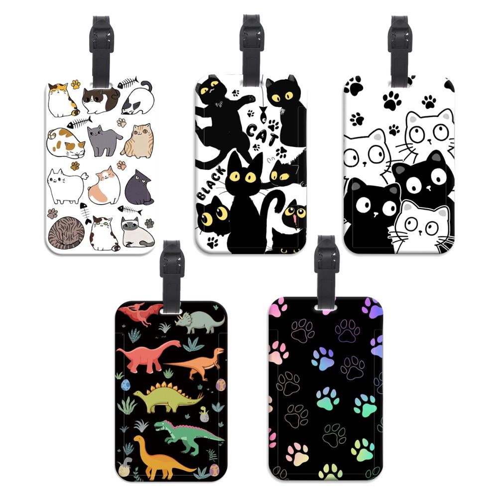분실 방지 플라스틱 수하물 태그 예술적인 여행 가방 배 - Lanyard Badge Holder 리뷰 및 가격